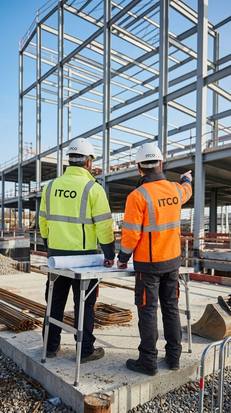 ITCO engineers at steel structure